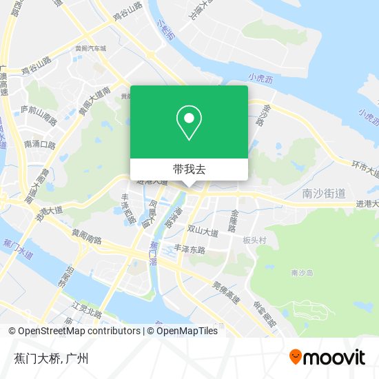 蕉门大桥地图