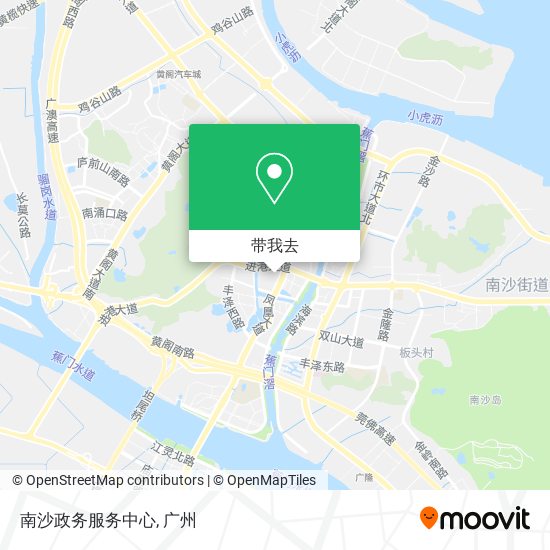 南沙政务服务中心地图