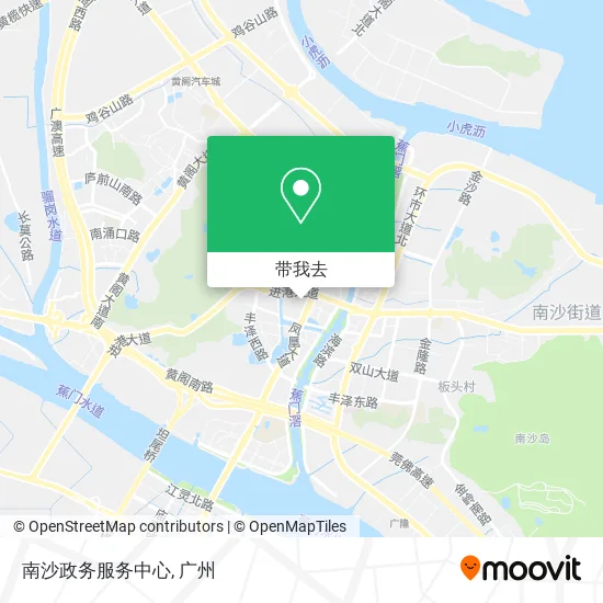 南沙政务服务中心地图