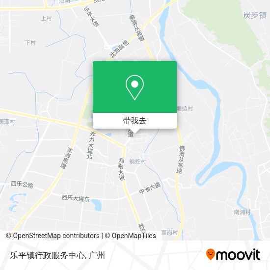 乐平镇行政服务中心地图