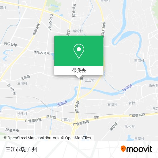 三江市场地图