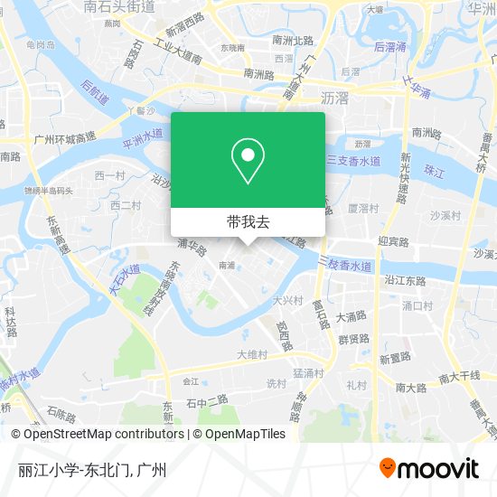 丽江小学-东北门地图