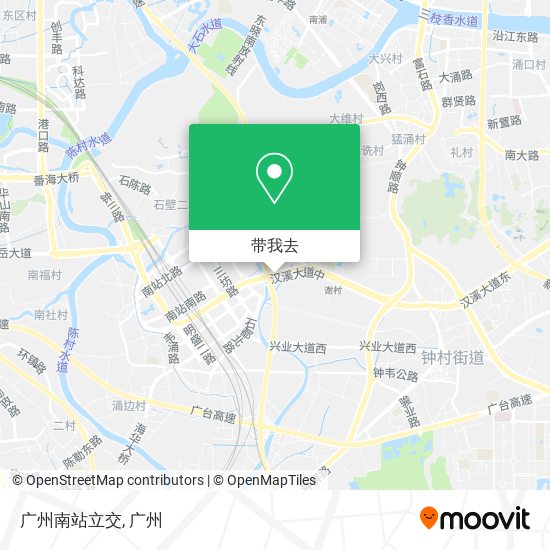 广州南站立交地图