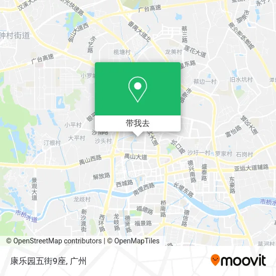 康乐园五街9座地图