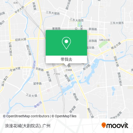 浪漫花城(大剧院店)地图