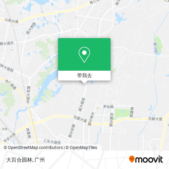 大百合园林地图