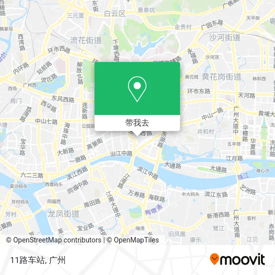 11路车站地图