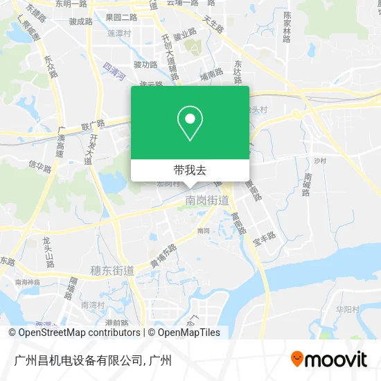 广州昌机电设备有限公司地图