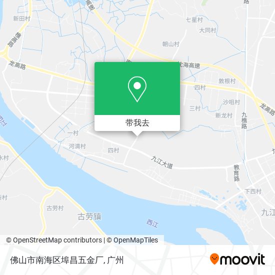 佛山市南海区埠昌五金厂地图