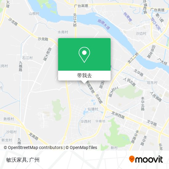 敏沃家具地图