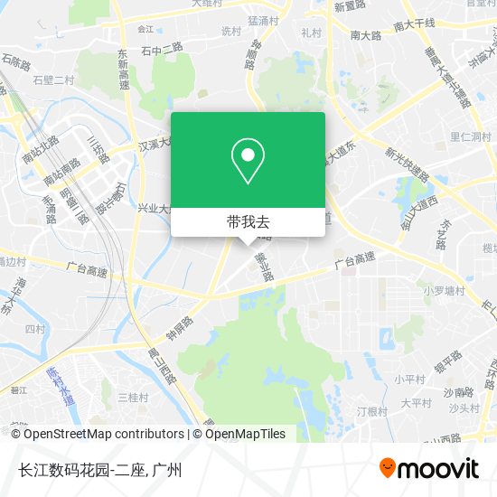 长江数码花园-二座地图