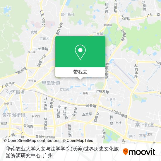 华南农业大学人文与法学学院(沃美)世界历史文化旅游资源研究中心地图