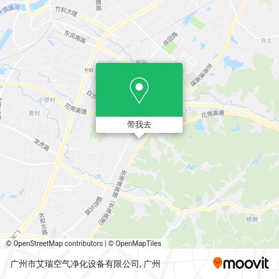 广州市艾瑞空气净化设备有限公司地图