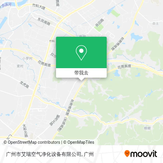 广州市艾瑞空气净化设备有限公司地图