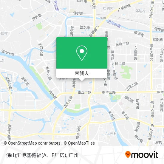 佛山汇博基德福(A、F厂房)地图