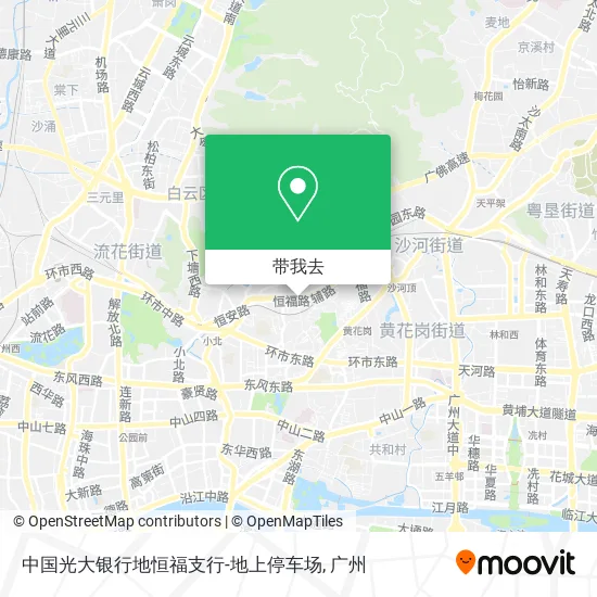 中国光大银行地恒福支行-地上停车场地图
