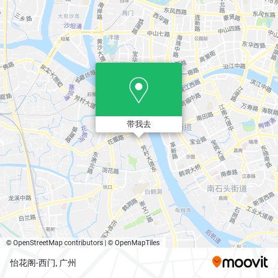 怡花阁-西门地图