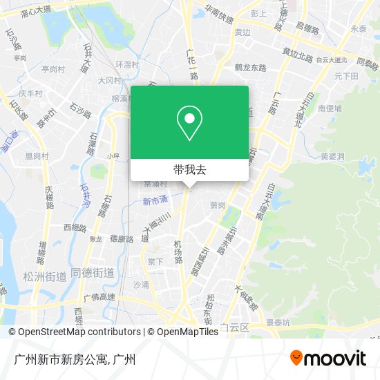 广州新市新房公寓地图