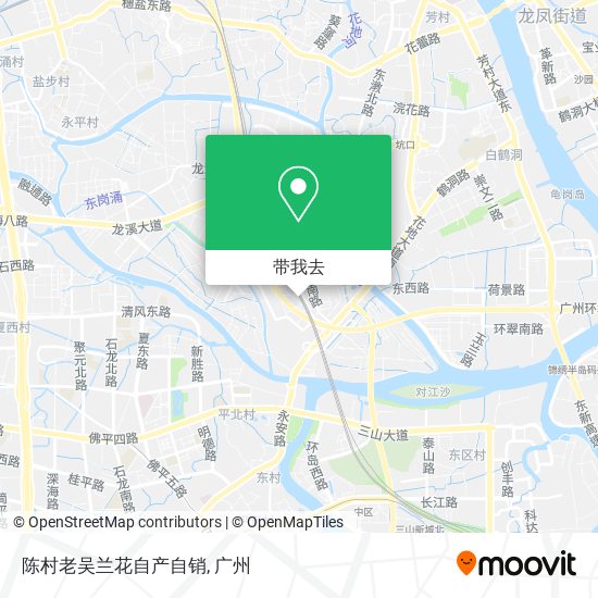 陈村老吴兰花自产自销地图