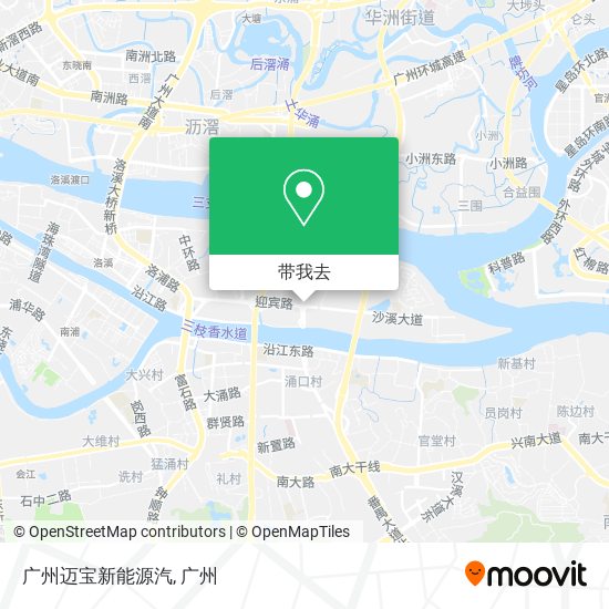 广州迈宝新能源汽地图