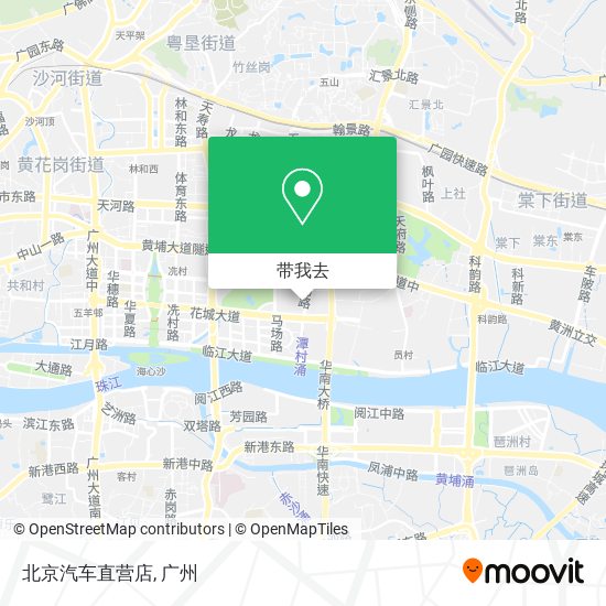 北京汽车直营店地图