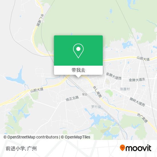 前进小学地图