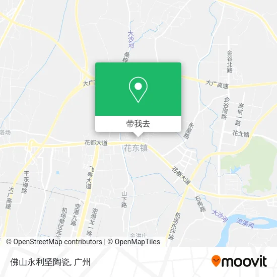 佛山永利坚陶瓷地图