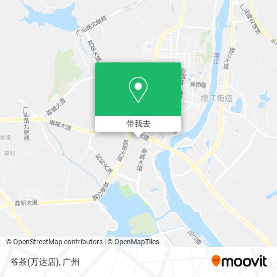 爷茶(万达店)地图