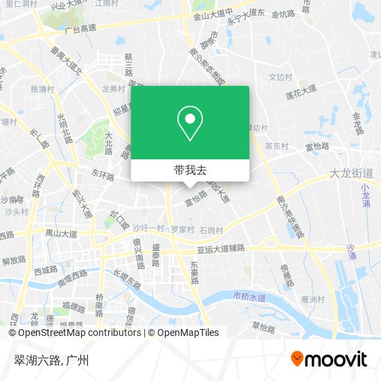 翠湖六路地图