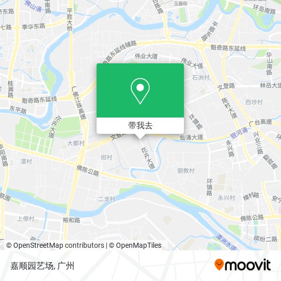 嘉顺园艺场地图