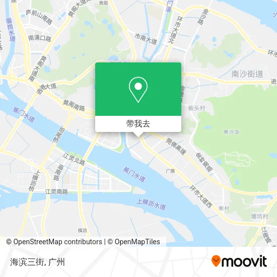 海滨三街地图