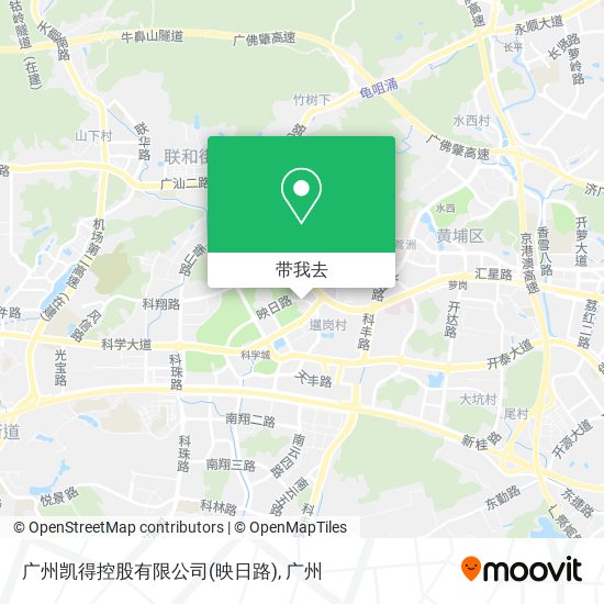 广州凯得控股有限公司(映日路)地图