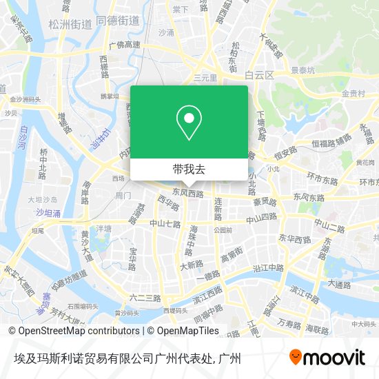 埃及玛斯利诺贸易有限公司广州代表处地图
