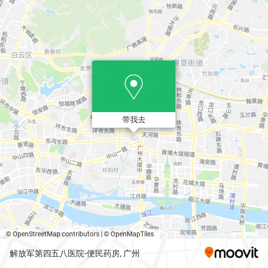 解放军第四五八医院-便民药房地图
