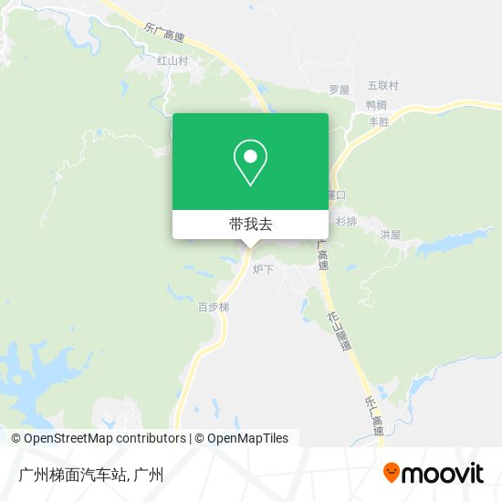 广州梯面汽车站地图