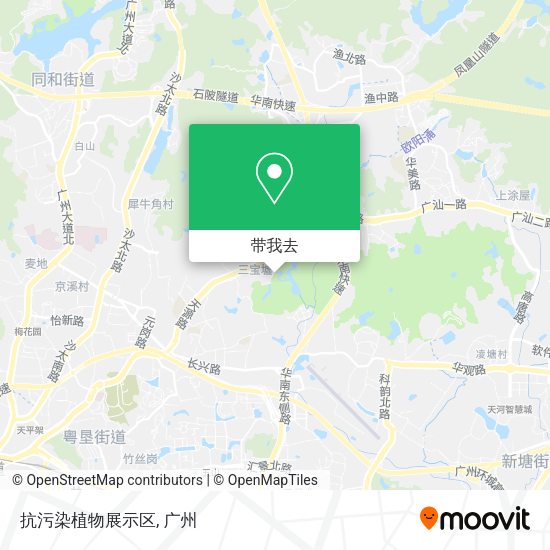 抗污染植物展示区地图