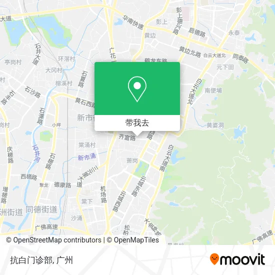 抗白门诊部地图