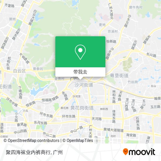 聚四海袜业内裤商行地图
