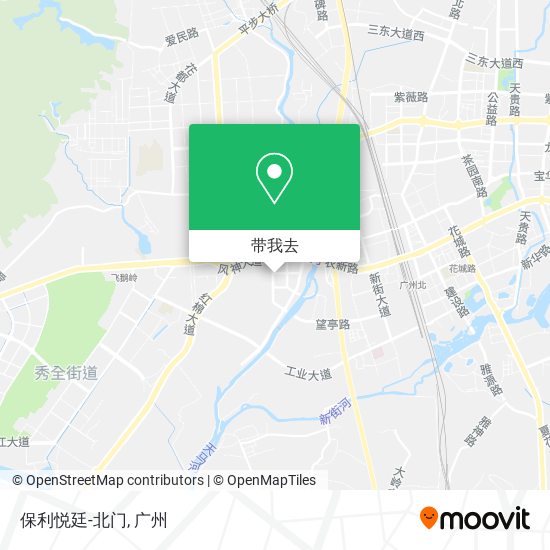 保利悦廷-北门地图