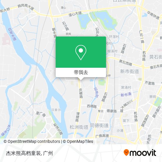 杰米熊高档童装地图