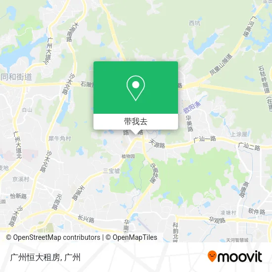 广州恒大租房地图