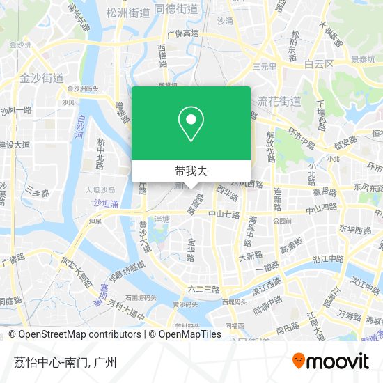 荔怡中心-南门地图