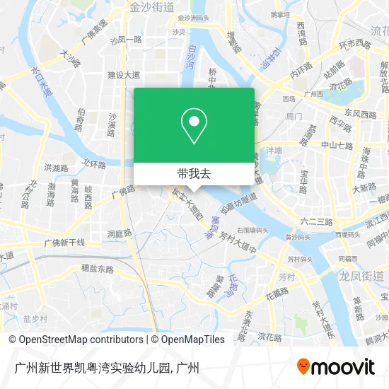 广州新世界凯粤湾实验幼儿园地图