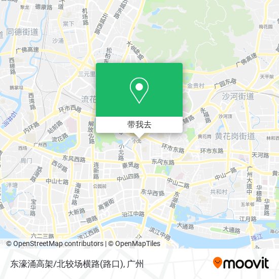 东濠涌高架/北较场横路(路口)地图
