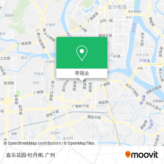 嘉乐花园-牡丹阁地图