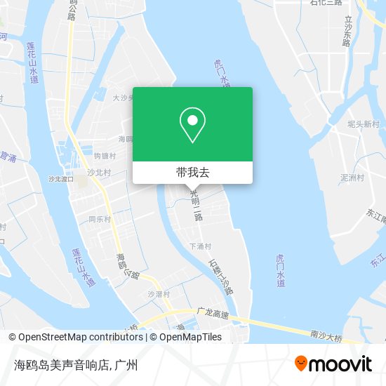 海鸥岛美声音响店地图