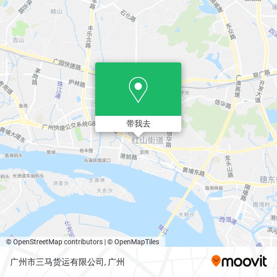 广州市三马货运有限公司地图