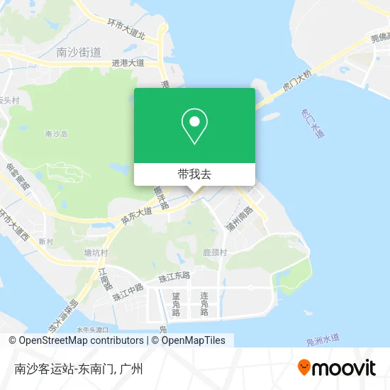 南沙客运站-东南门地图