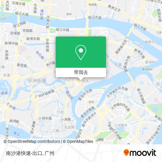 南沙港快速-出口地图