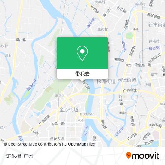 涛乐街地图